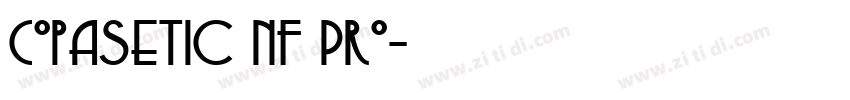 Copasetic NF Pro字体转换